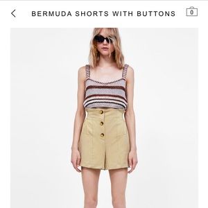 Zara High Waist Shorts